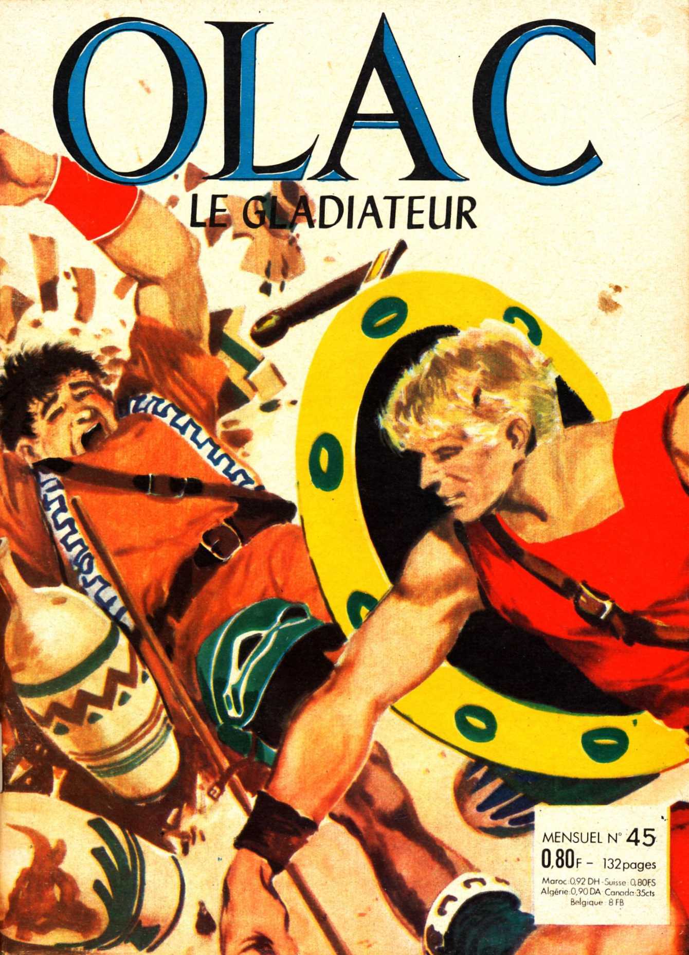 Scan de la Couverture Olac Le Gladiateur n 45